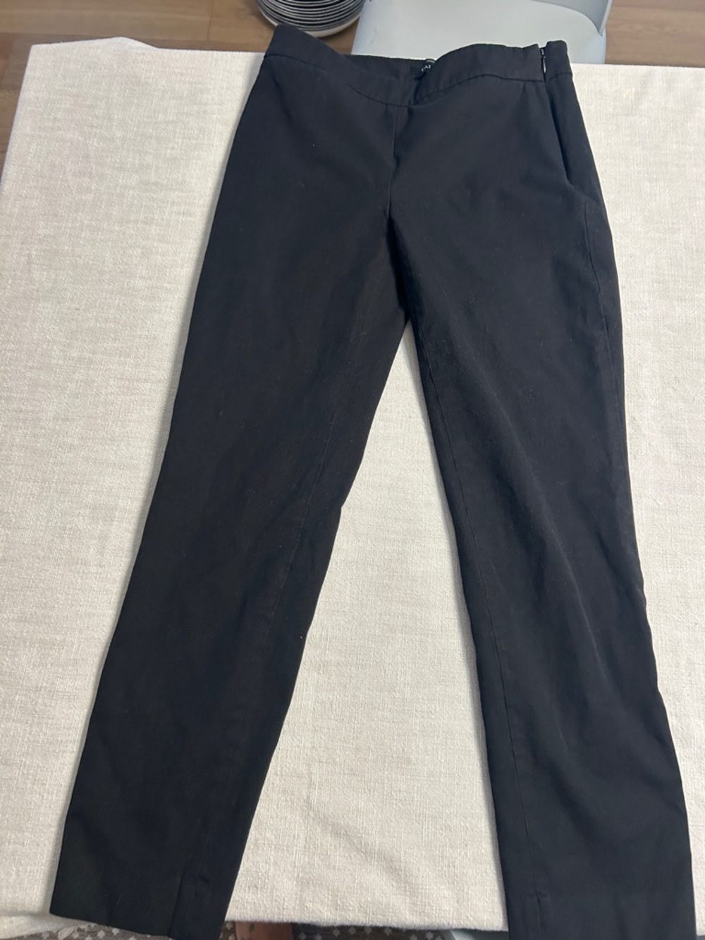 Talbots Black Straight-Leg Pants